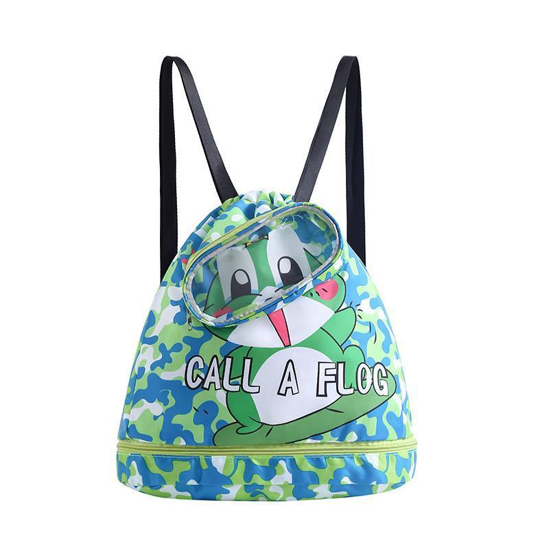 Waterproof Swim Backpack Durable Storage Bag Beach Pool Outdoor Travel - Yellow-Small (Single layer) 11