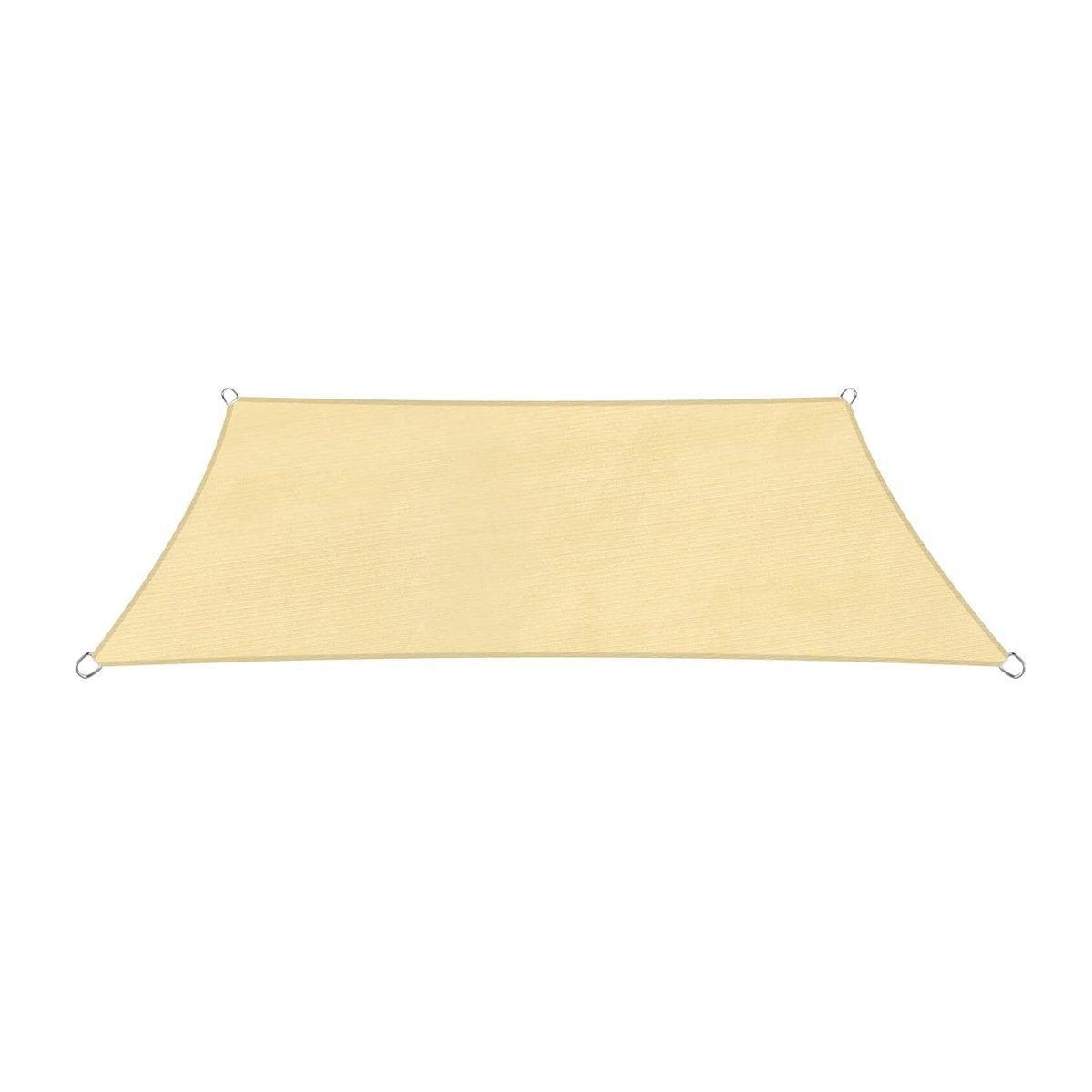 Outdoor Breathable Shade Sail Canopy Triangle Square Patio Garden Sun Shade - 3*6m（Rectangular） 11