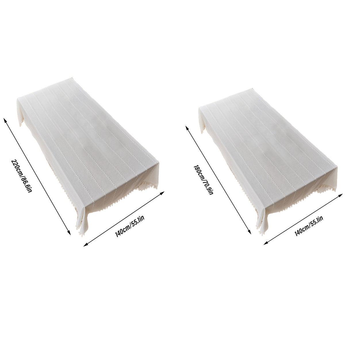Rectangular Tablecloth Home Dining Table Cover Coffee Table Cloth Waterproof - 140x220cm 3