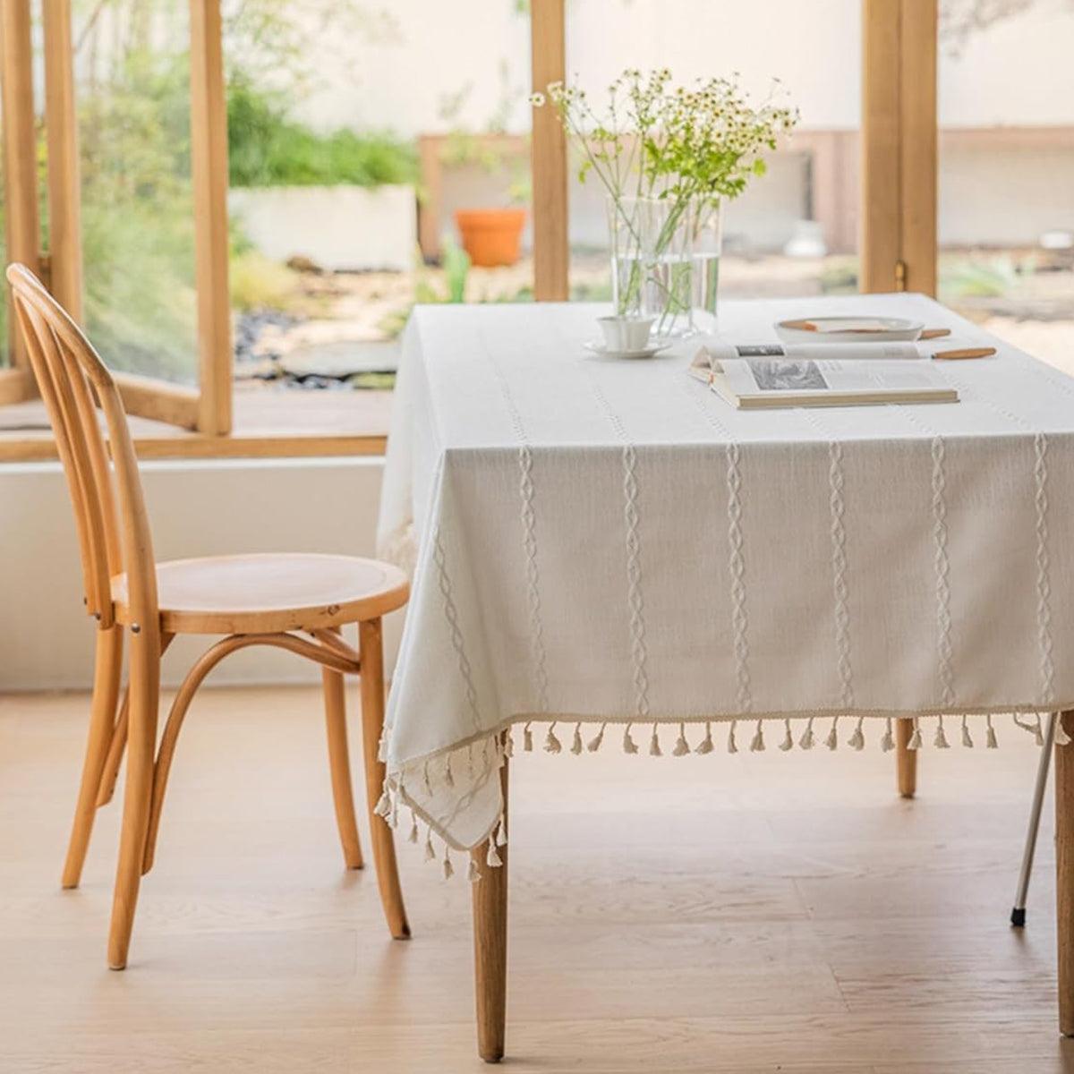 Rectangular Tablecloth Home Dining Table Cover Coffee Table Cloth Waterproof - 140x220cm 4