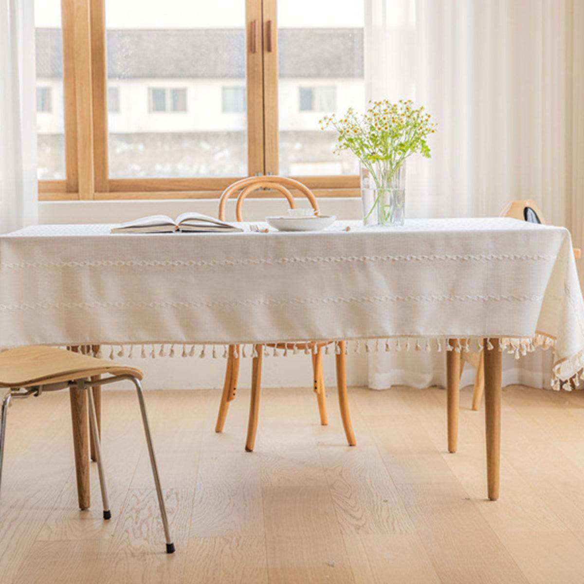 Rectangular Tablecloth Home Dining Table Cover Coffee Table Cloth Waterproof - 140x220cm 5