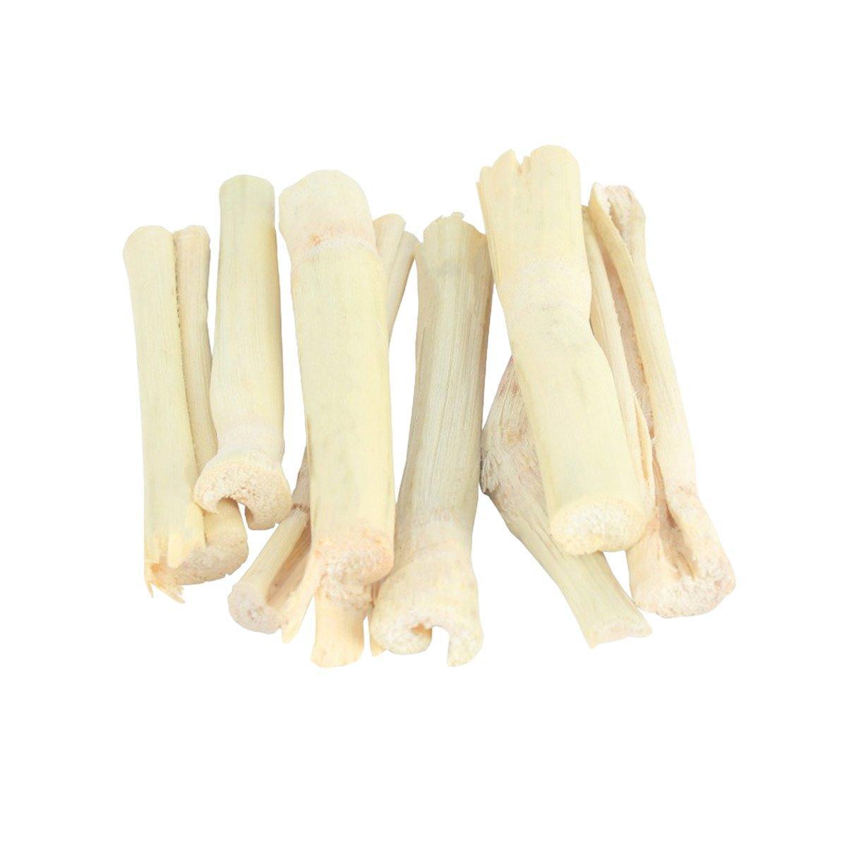 Natural Rabbit Molar Snacks Hamster Branches Sweet Bamboo Grinding Teeth Wood - White 7