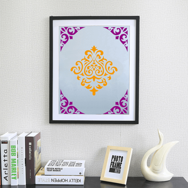 16 Pack Mandala Painting Stencils Drawing Dot Templates For Floor Wall DIY Decor 3