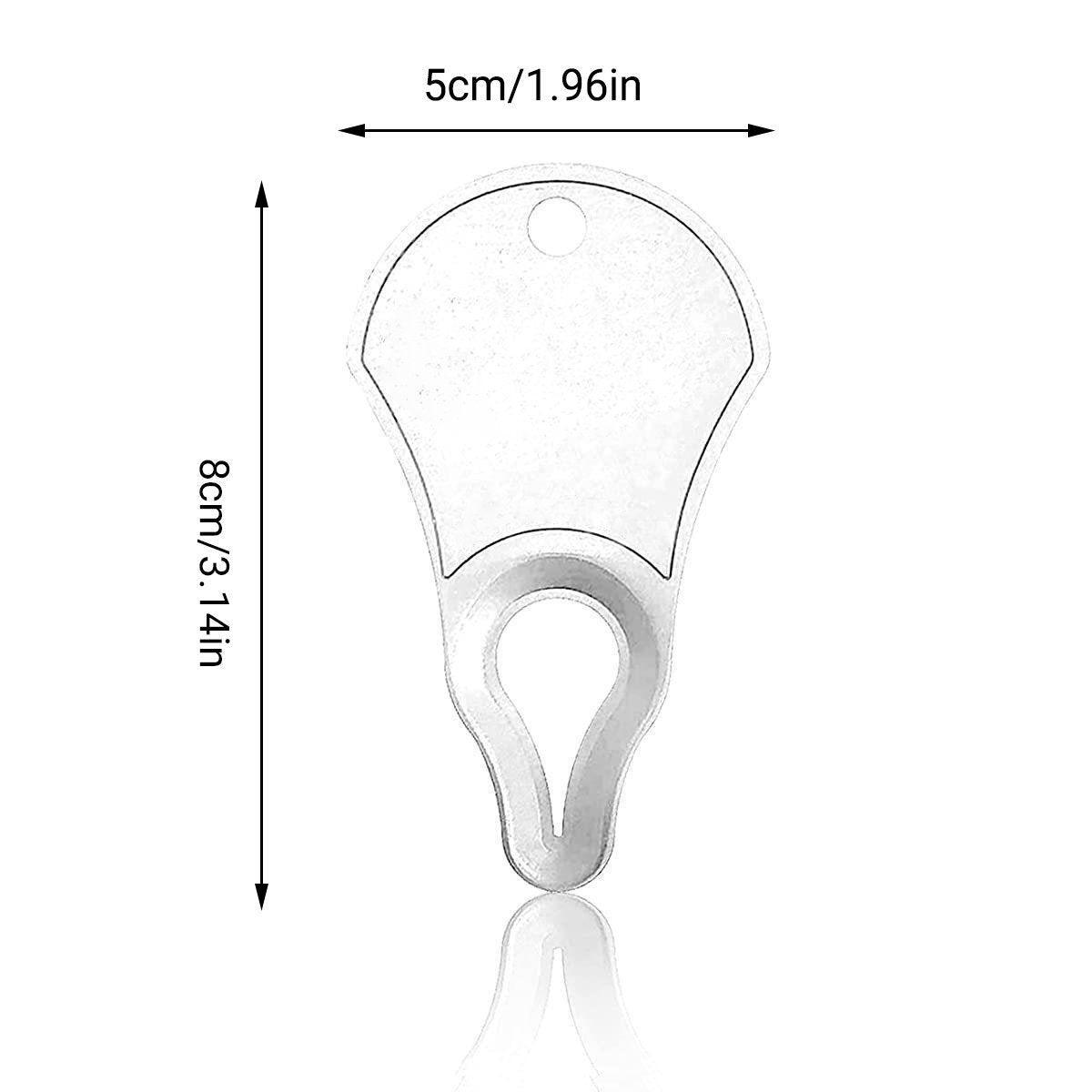 1PC Tick Removal Tool Pet Dog Lice Clip Cat Flea Removal Tool Tick Remover Tool - Silver 3