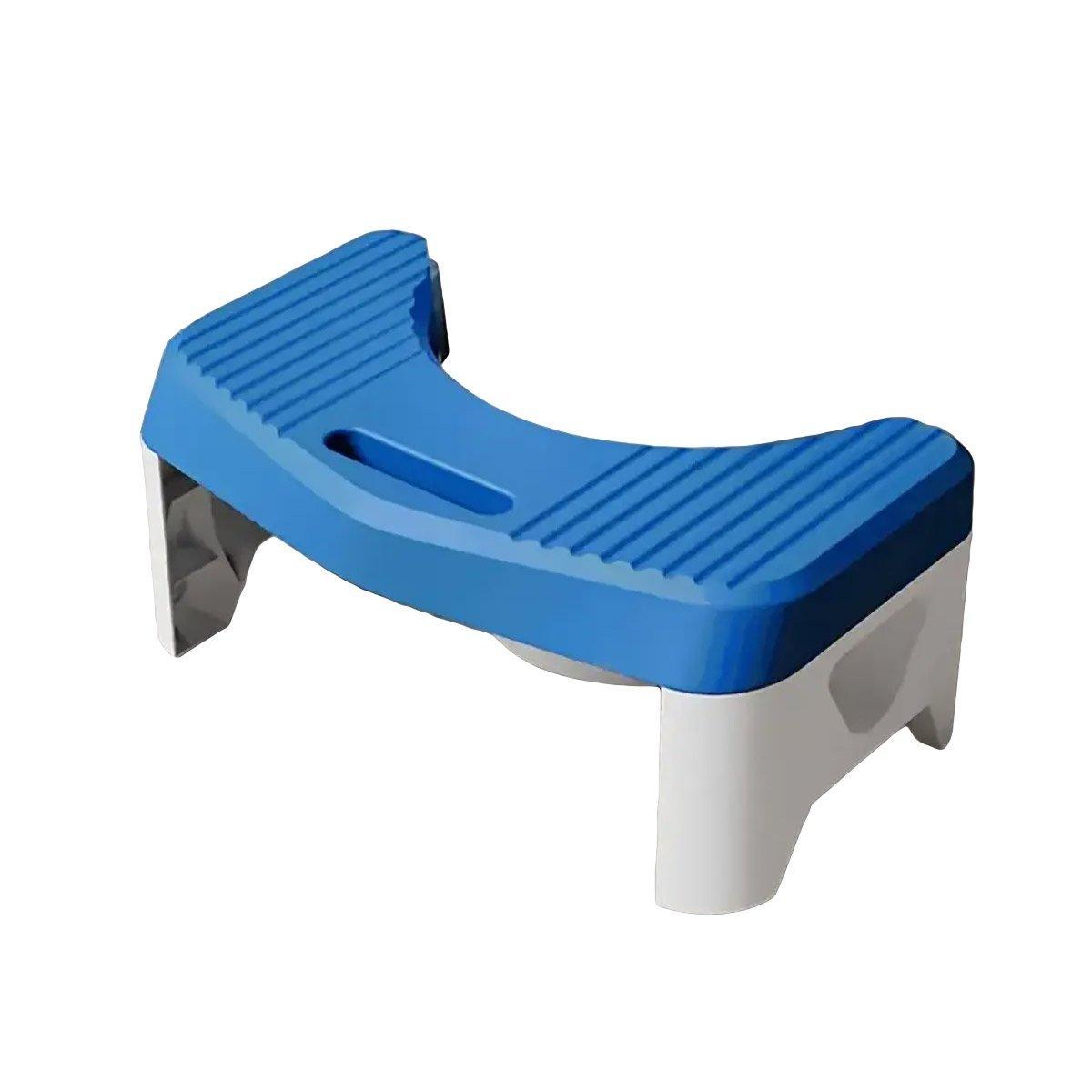 Thickened Toilet Squatting Stool Bathroom Footstool Household Restroom Pad - Blue 6