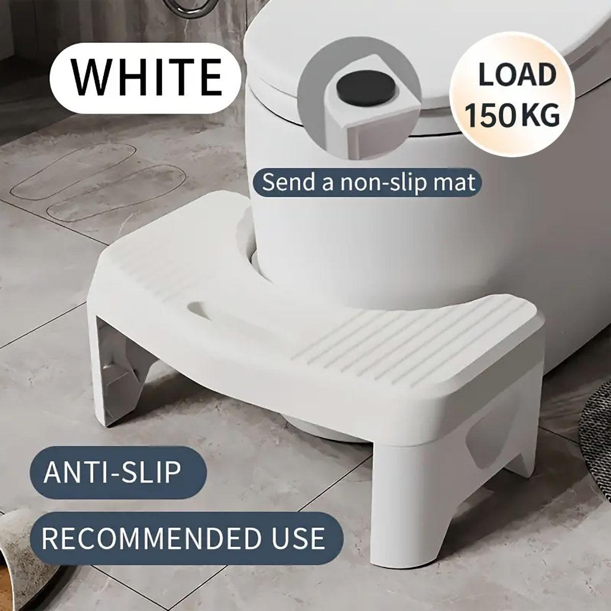 Thickened Toilet Squatting Stool Bathroom Footstool Household Restroom Pad - Grey 4