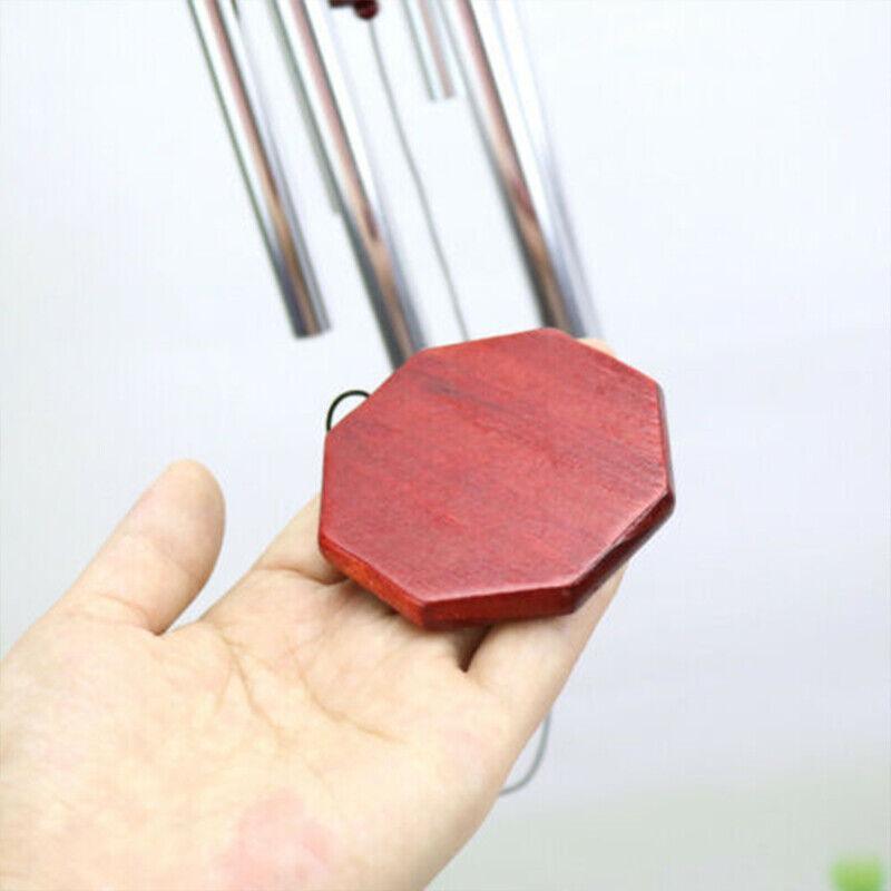 Large Deep Tone Windchime Chapel Bell Wind Chimes Outdoor Garden Home Decor Au - 6 Tubes 5