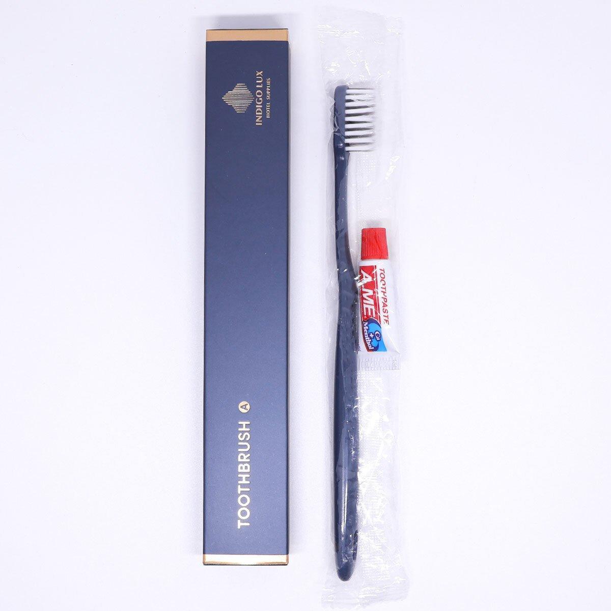 Star Hotel Toiletries Toothbrush and Toothpaste Set for Guesthouse Travel Use - B 9