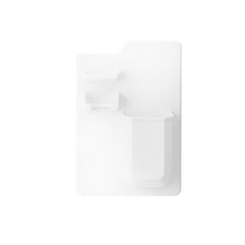 Silicone Shower Toothbrush Holder Bathroom Storage Rack for Razor and Toothpaste - Grey 10