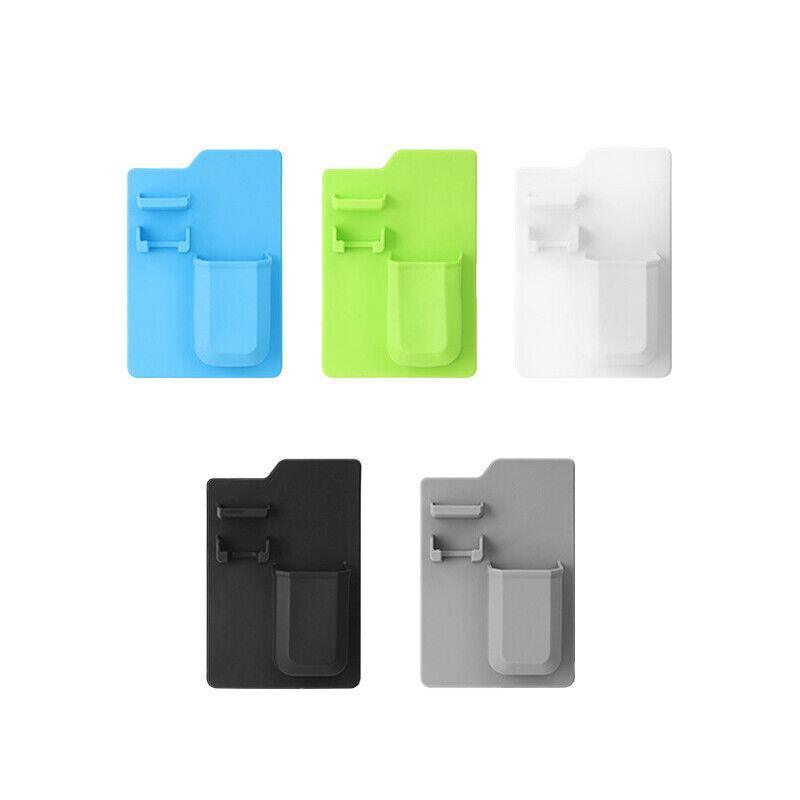 Silicone Shower Toothbrush Holder Bathroom Storage Rack for Razor and Toothpaste - Green