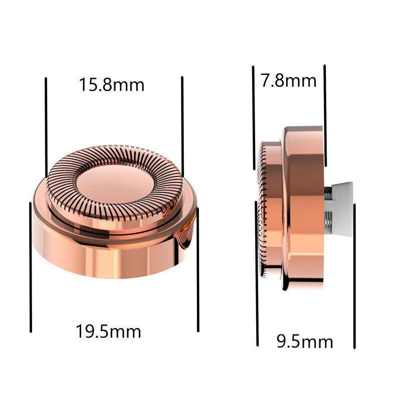 4Pcs For Gen1 Flawless Touch Facial Clean Hair Remover Replacement Heads Blades 3