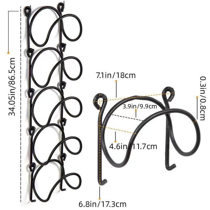 Multifunctional Wall Mounted Bathroom Storage Rack Multi Layer Towel and Wine 3