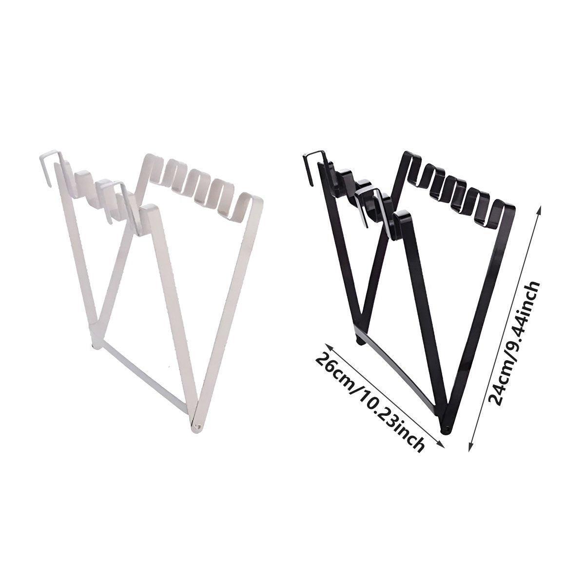 Wall Hanging Garbage Bag Shelf Hook Kitchen Storage Plastic Bag Hanger Rack Trash Bin 3