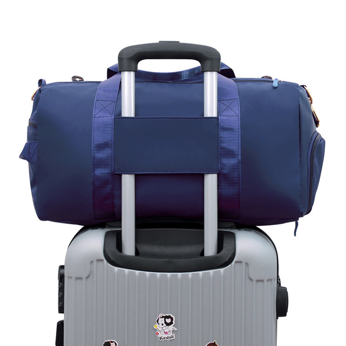 Waterproof Gym Bag Travel Duffle Sports Bag Wet Dry Large Tote for Men Women 5