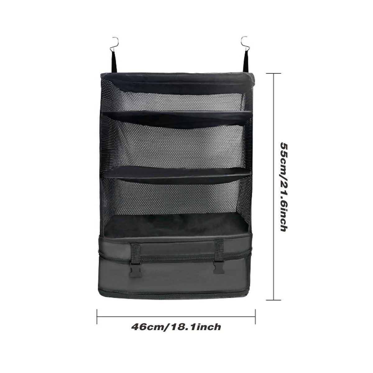 Foldable Clothes Organizer Wardrobe Hanging Storage Bag Convenient Space Saver 3