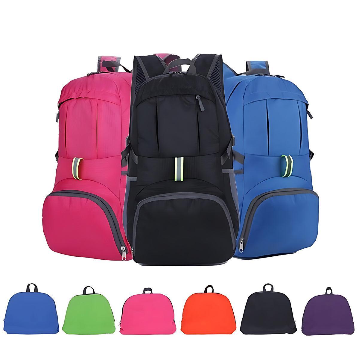 35L Light Foldable Waterproof Outdoor Sports Backpack Camping Hiking Travel Bag - Orange