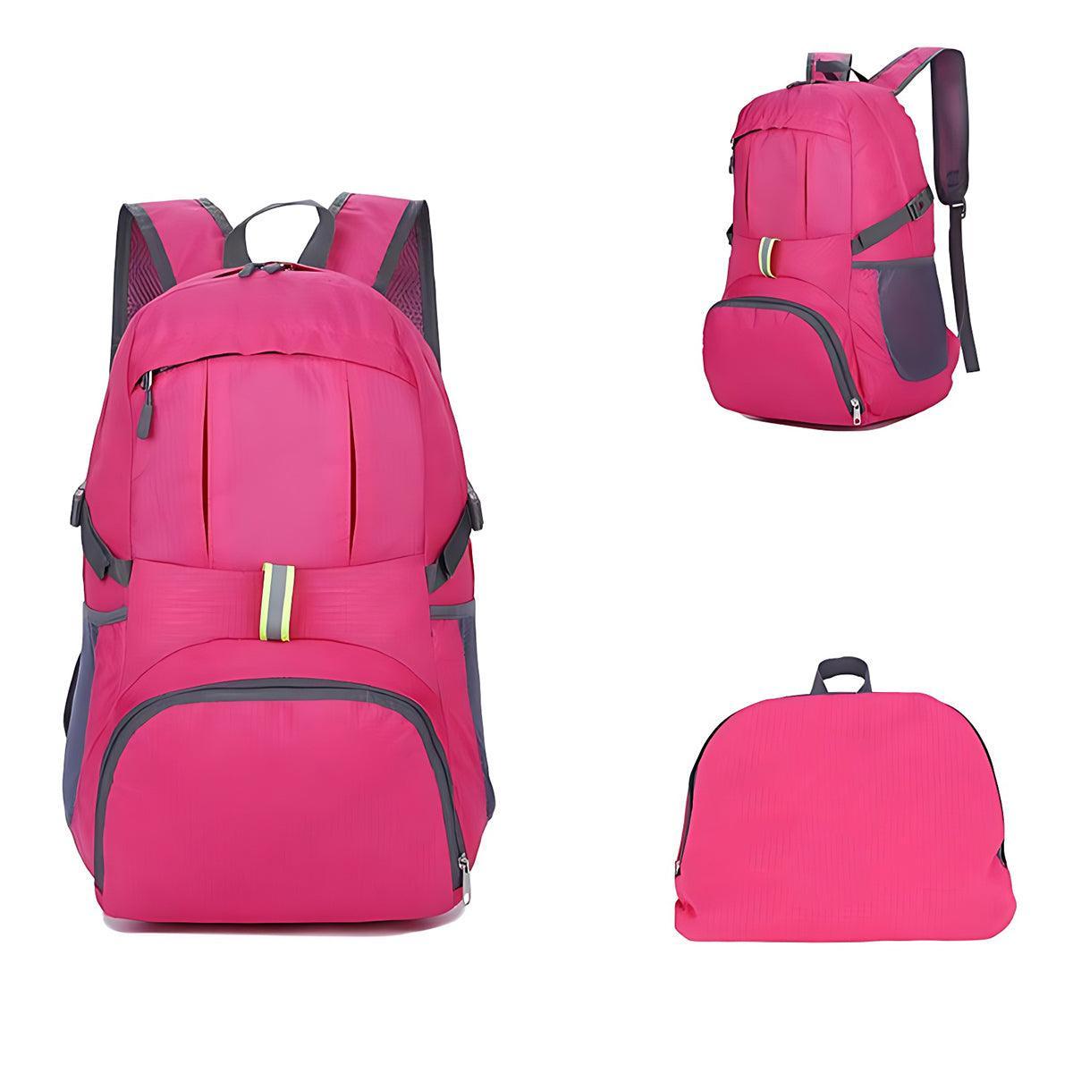 35L Light Foldable Waterproof Outdoor Sports Backpack Camping Hiking Travel Bag - Orange 11