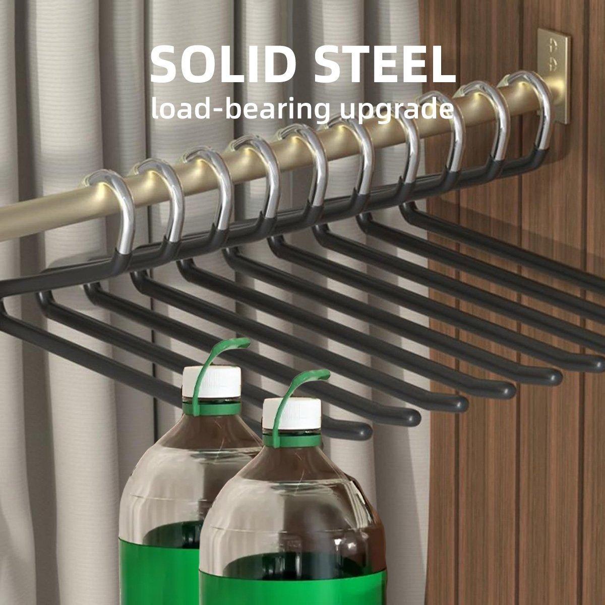 10PCS Goose Shaped Pants Rack Non Slip Z Shaped Pants Clip Wardrobe Storage Clip 4