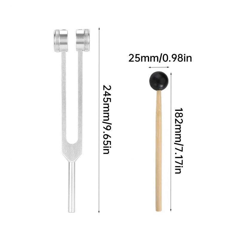 Ear Picking Tools Vibration Tuning Fork Hollowing Ear Cleaning Health Care Set 3
