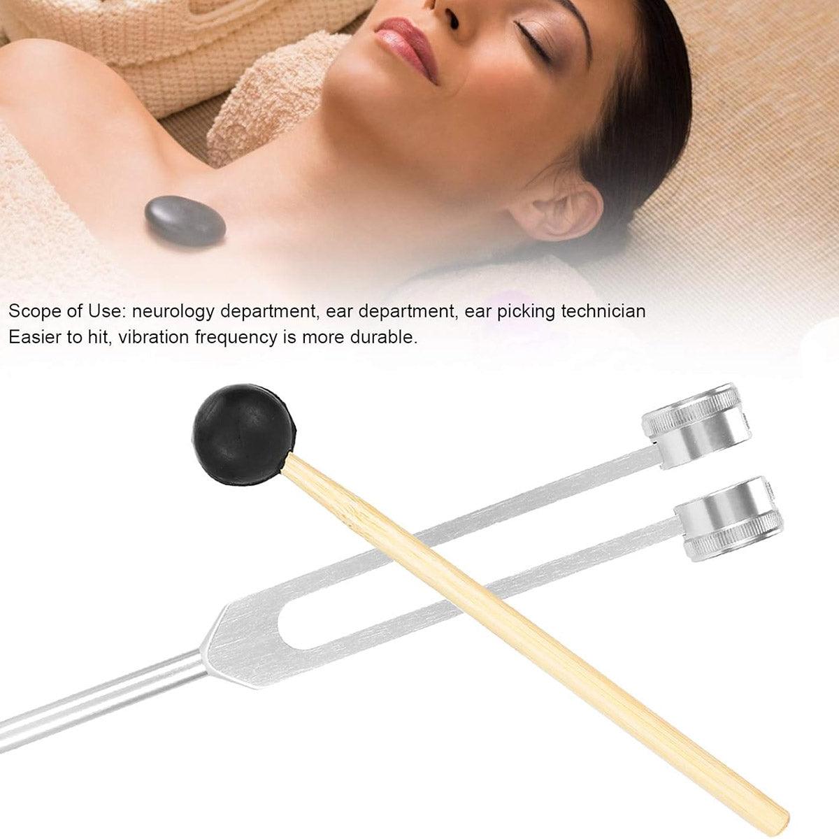 Ear Picking Tools Vibration Tuning Fork Hollowing Ear Cleaning Health Care Set 4