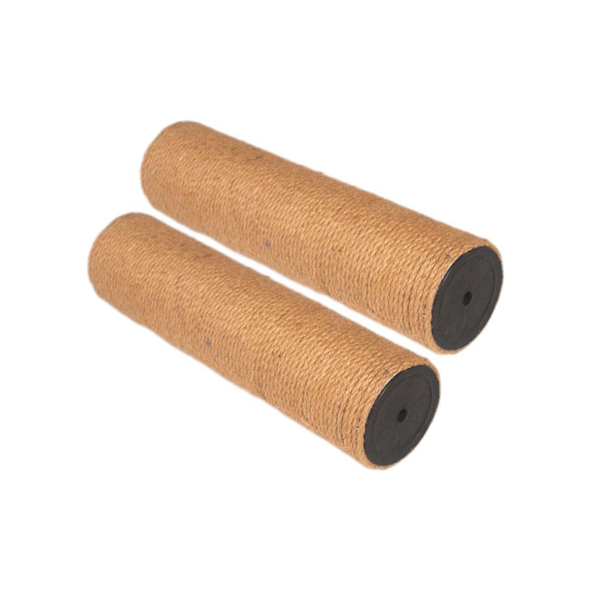 2pcs Sisal Cat Scratching Post Climbing Frame Replacement Pole for Cats Activity - 20cm 6