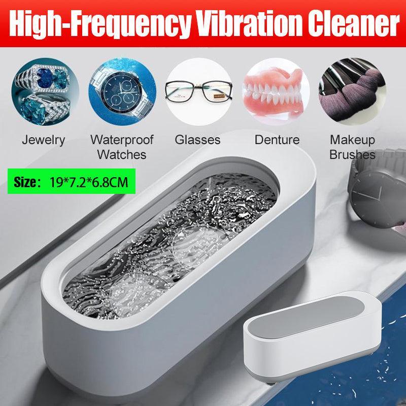 Sonic Wave Jewelry Glasses Watch Cleaner Tank Portable 300ml