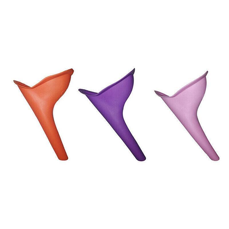 3X Portable Female Woman Ladies She Urinal Urine Wee Funnel Camping Travel Loo