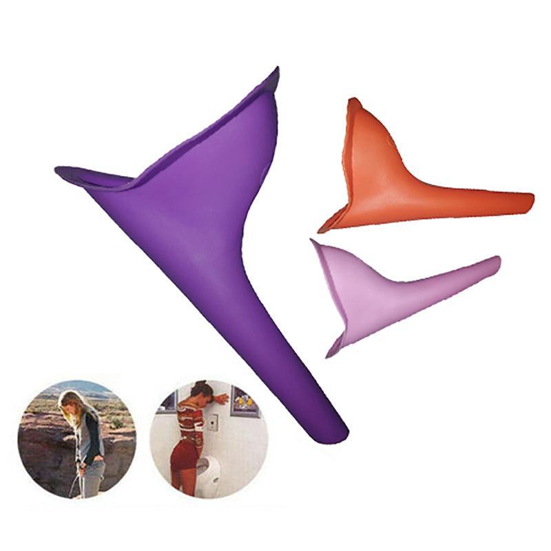 3X Portable Female Woman Ladies She Urinal Urine Wee Funnel Camping Travel Loo 5