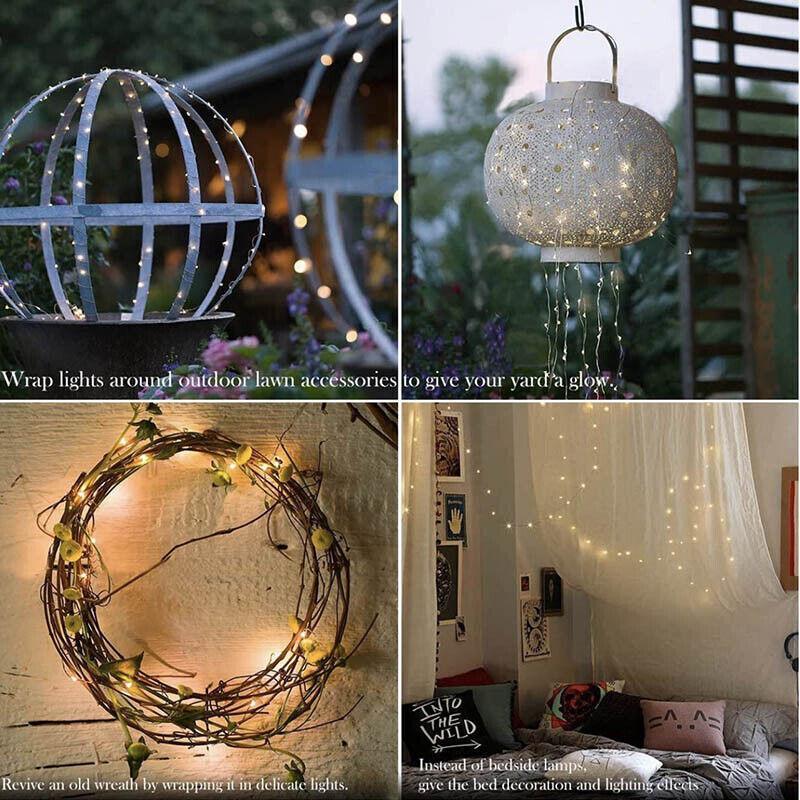 5M 10M 20M Usb Powered Copper Wire String Fairy Lights Xmas Wedding Party Home - Colourful(20m 200lights) 5