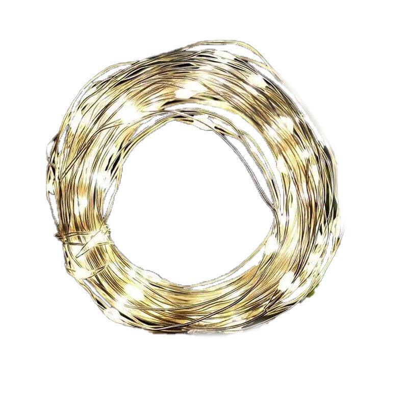 5M 10M 20M Usb Powered Copper Wire String Fairy Lights Xmas Wedding Party Home - Pure White(10m 100lights) 6