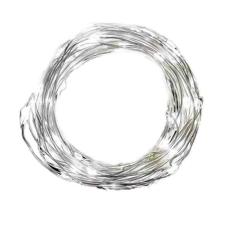 5M 10M 20M Usb Powered Copper Wire String Fairy Lights Xmas Wedding Party Home - Pure White(10m 100lights) 9