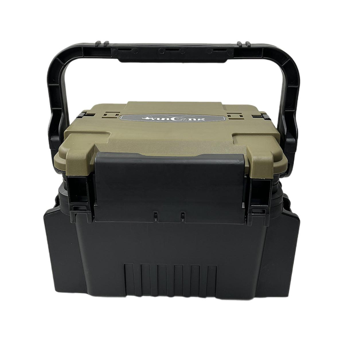 Multifunctional Fishing Tackle Box Portable Gear Storage Case Organizer Tool Box - Blue 7