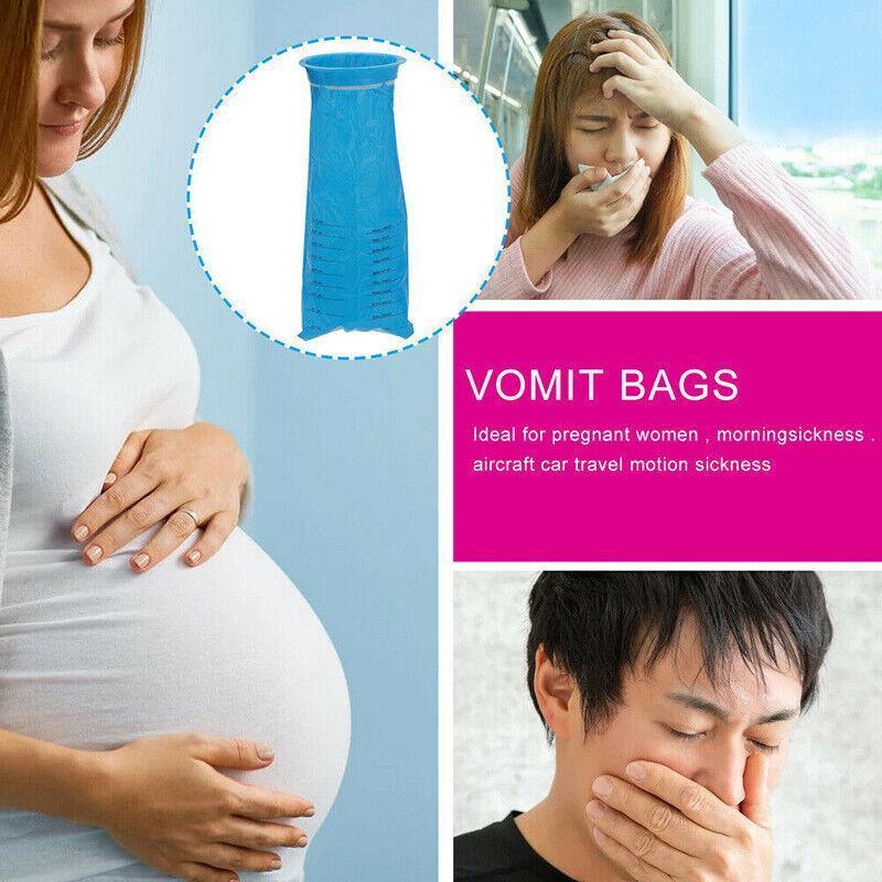 50X Leakproof Vomit Bags for Travel and Emergency Use 3