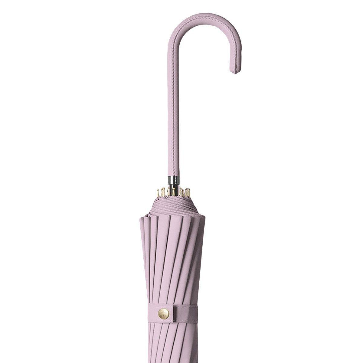 Large 16 Bone Automatic Umbrella Unisex Long Handle Dual Use Rain Sun Umbrella - Beige 7