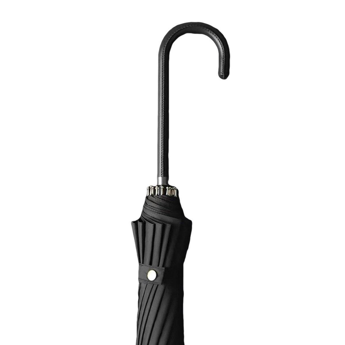 Large 16 Bone Automatic Umbrella Unisex Long Handle Dual Use Rain Sun Umbrella - Green 10