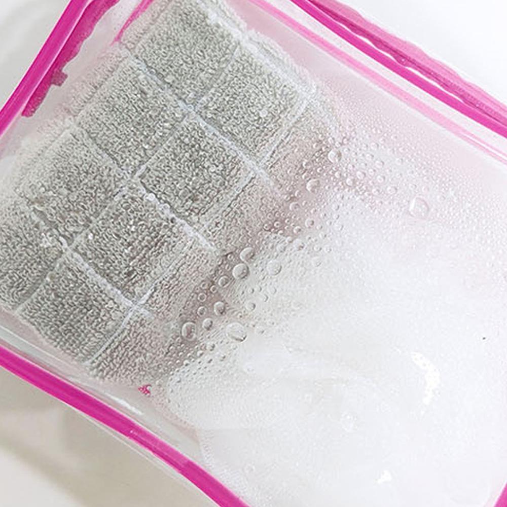 4pcs Durable PVC Cosmetic Bags Easy to Clean Multiple Sizes and Colours 9 Shades - 4pcs-Banana 5