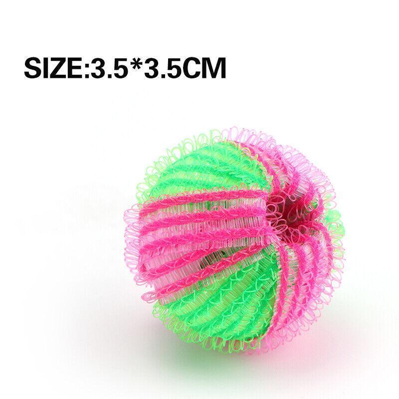 6PCS Reusable Laundry Hair Removal Balls for Lint Fluff Pet Hair Cleaning 3.5cm 3