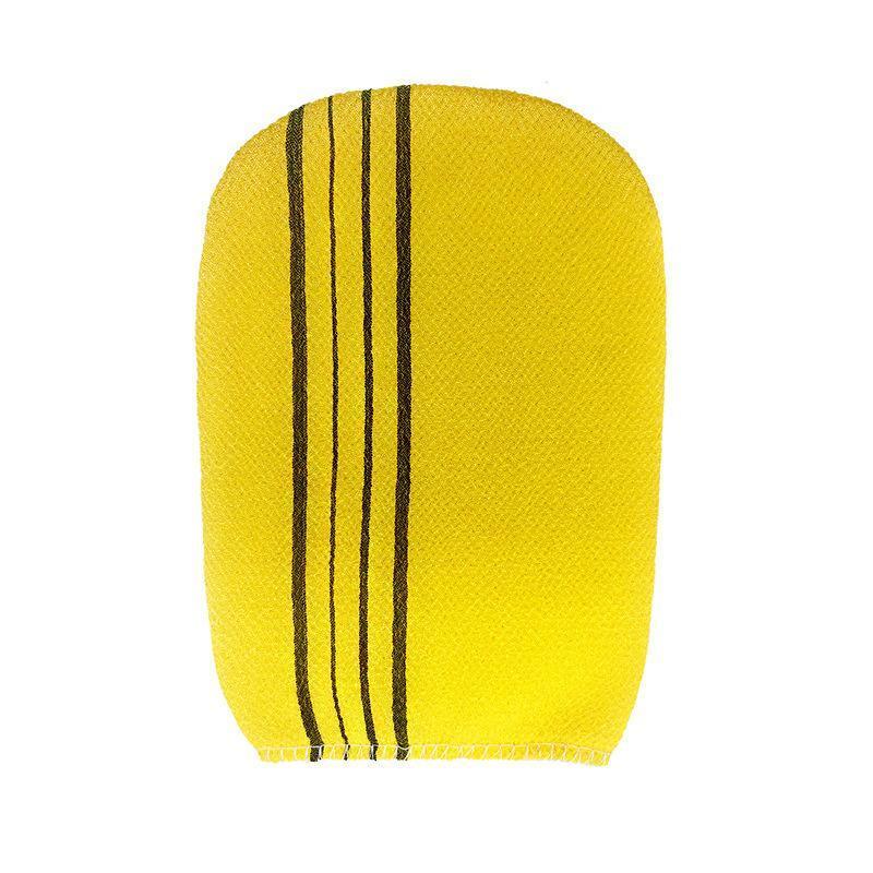 Fiber Cleaner Bath Glove Exfoliating Towel Body Rub Shower Scrub Glove Washcloth - Blue 6