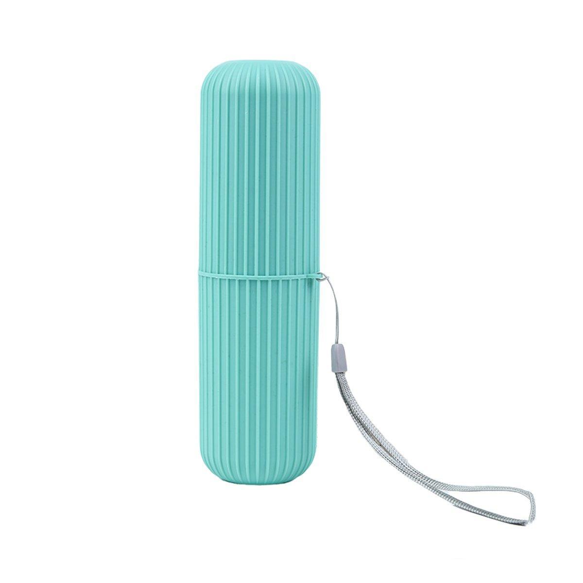 Travel Toothbrush and Toothpaste Holder Portable Bathroom Storage Box Case Cover - Green 8