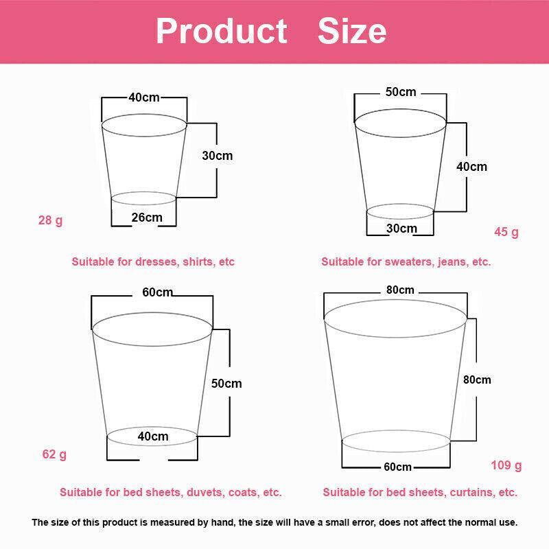 Laundry Washing Mesh Net Bag Drawstring Delicate Cloth Cleaning Clothes Lingerie - XL (80*60CM) 5