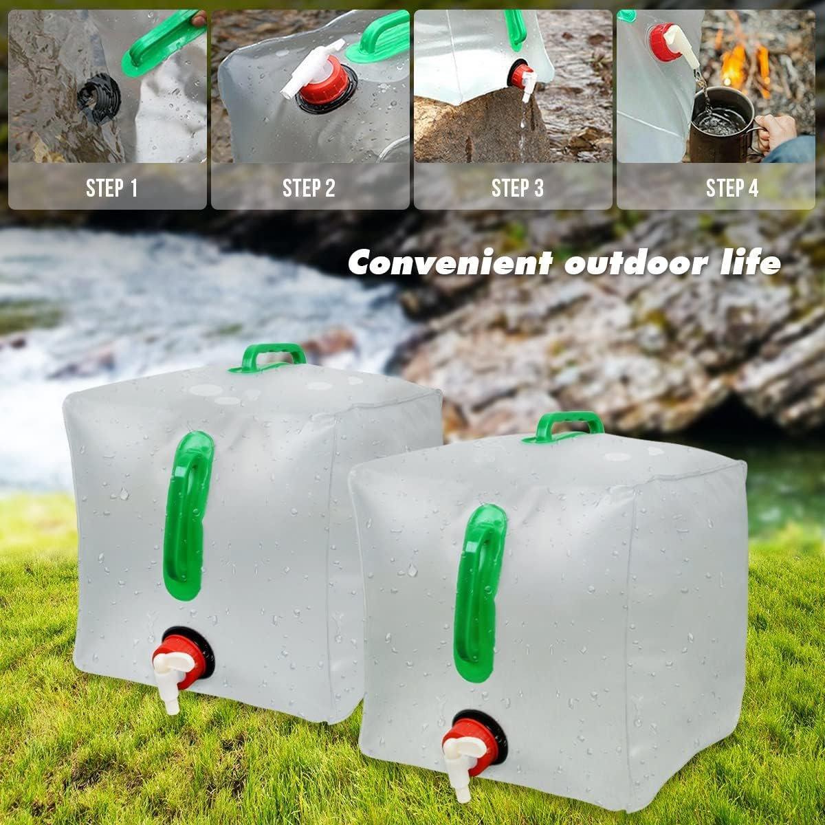 Portable Folding Water Bag Compression Bucket Outdoor Sports Cycling Equipment - 10L 4