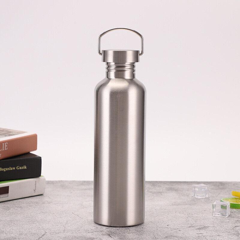 500/750/1000Ml Stainless Steel Water Bottle Motivational Sports Drink Cup Flask - 500ML 3
