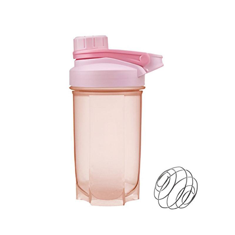 500ml Protein Powder Shake Ball Bottle Sport Mixer Shaker Mixing Drinking Cup - Pink 7