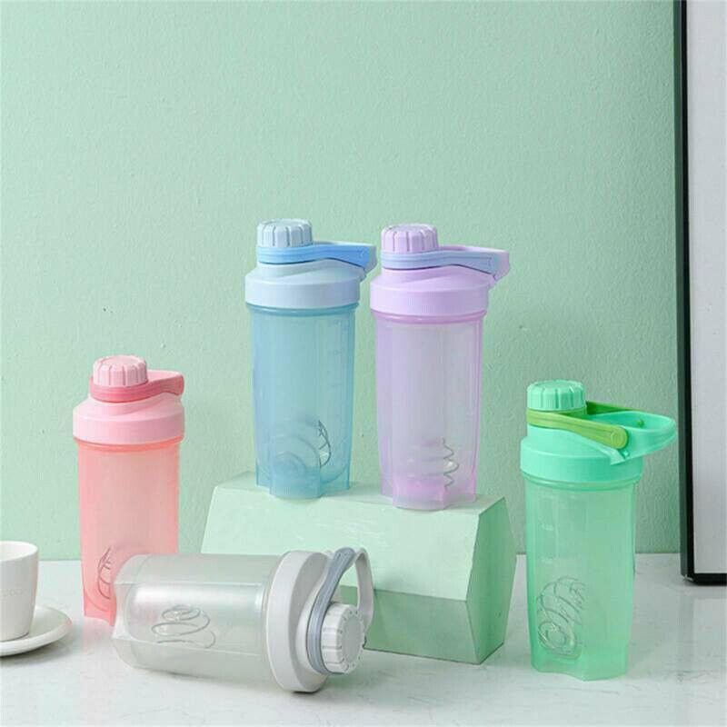 500ml Protein Powder Shake Ball Bottle Sport Mixer Shaker Mixing Drinking Cup - Purple 4