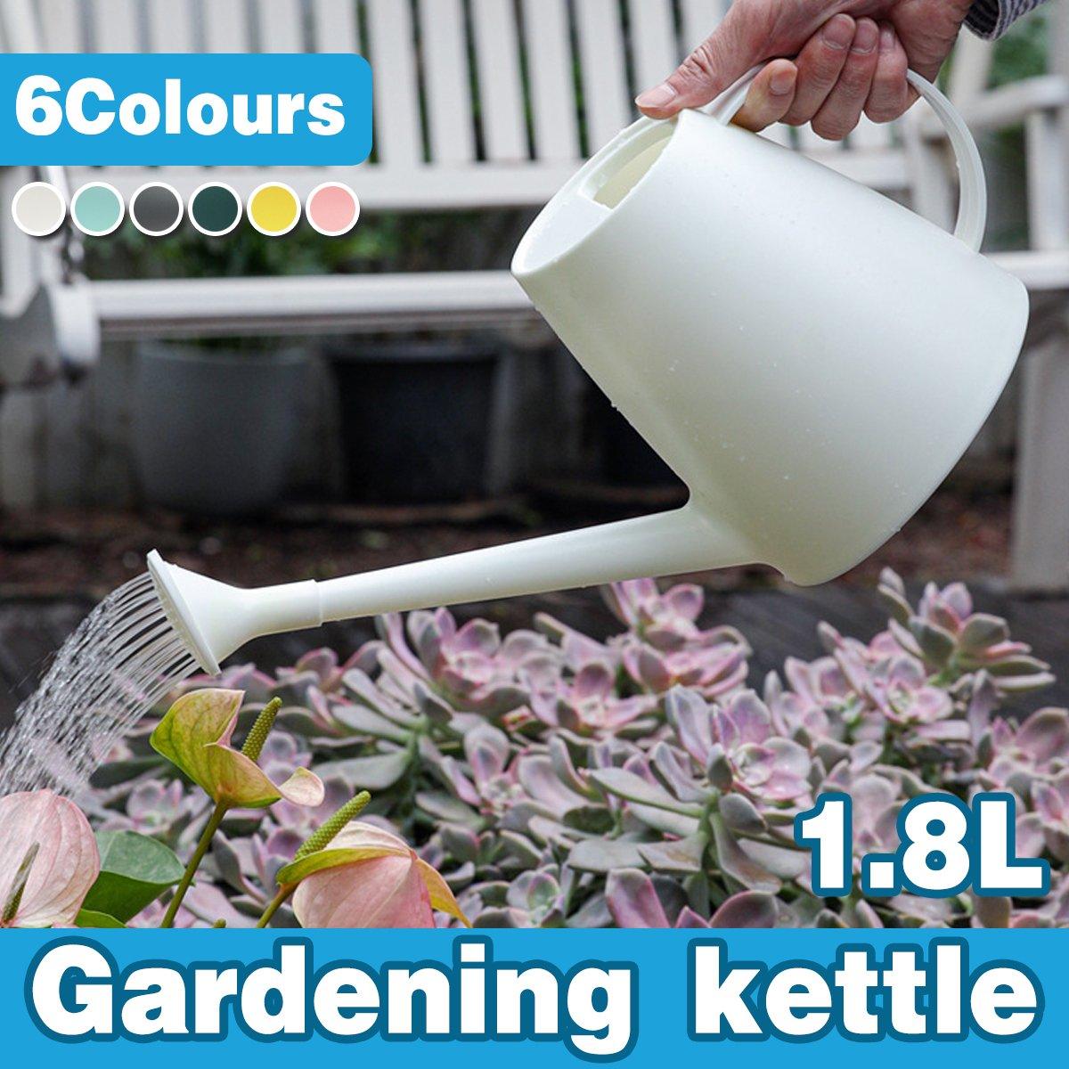 Long Spout Watering Can Garden Sprinkler Gardening Tools for Plants Flowers - Grey