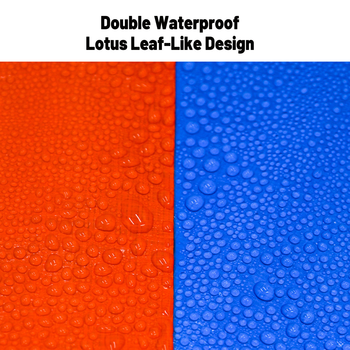 Waterproof Plastic Tarp Cover Heavy Duty Ground Sheet Rainproof Dustproof Blue - 3x4m 5