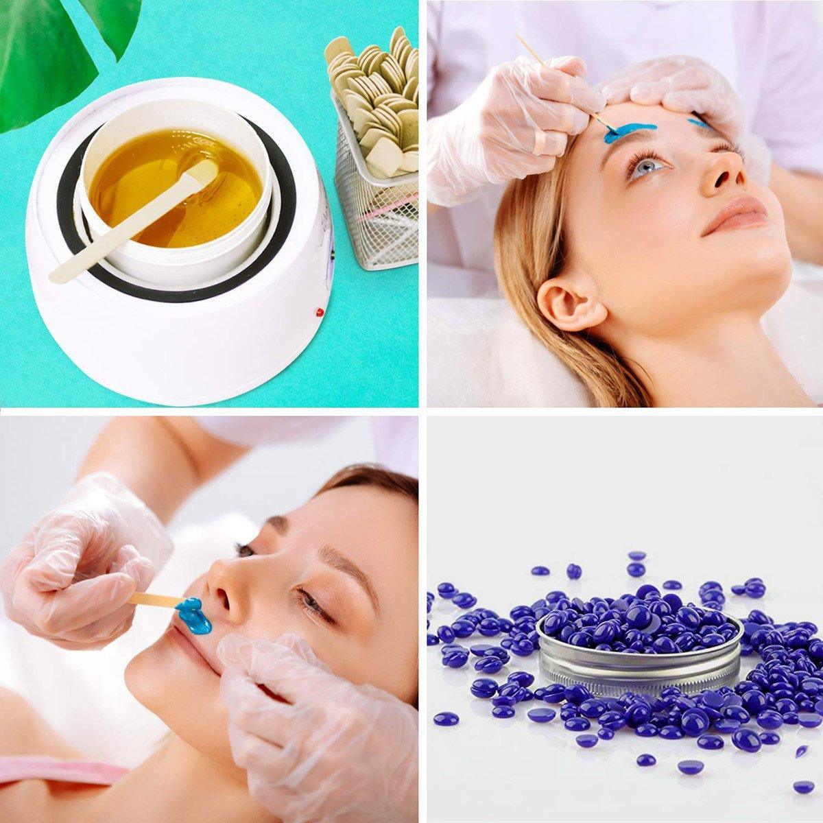 100pcs Beauty Shaving Wands Hair Removal Eyebrow Razors for Salon and Home Use - Thin 4