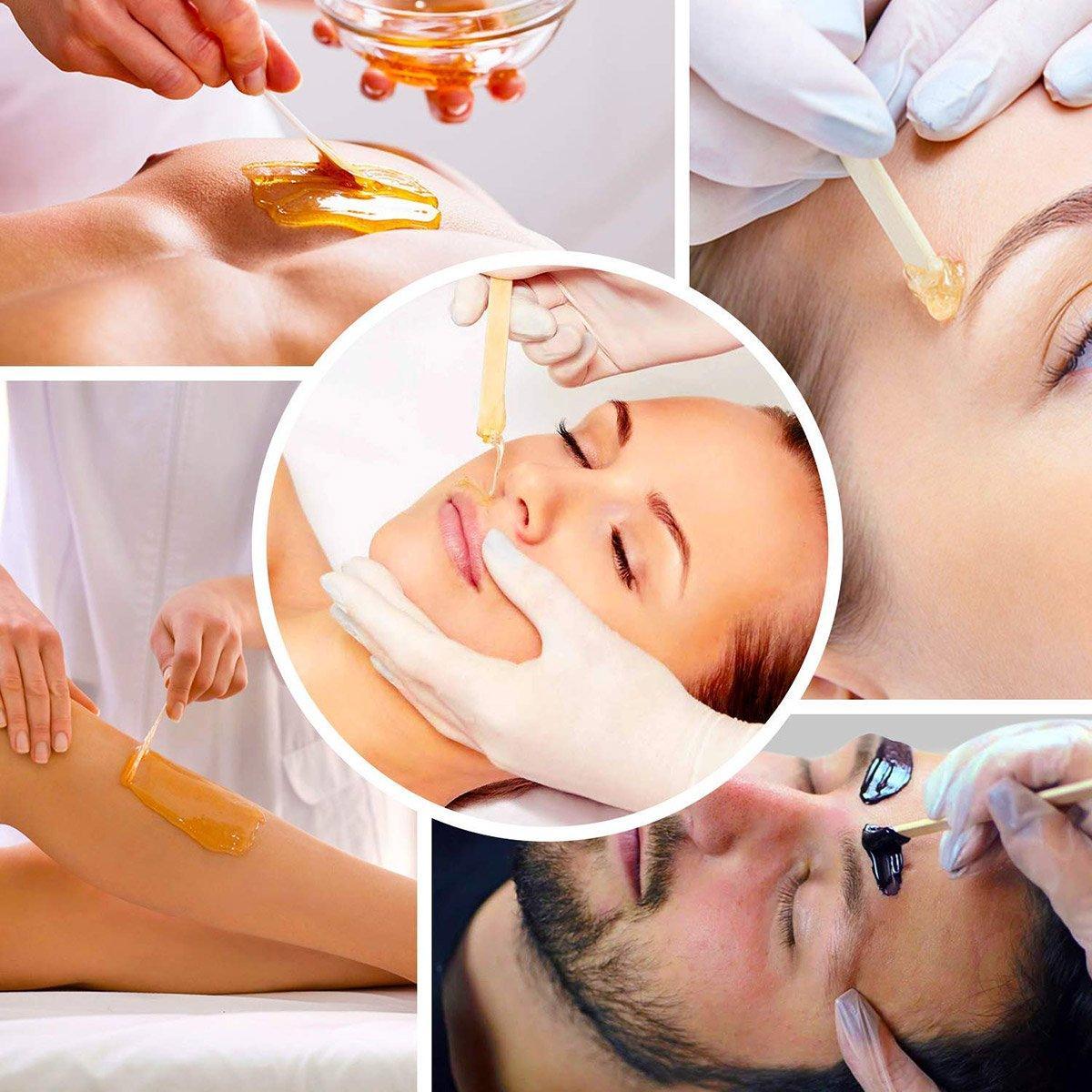 100pcs Beauty Shaving Wands Hair Removal Eyebrow Razors for Salon and Home Use - Thin 5