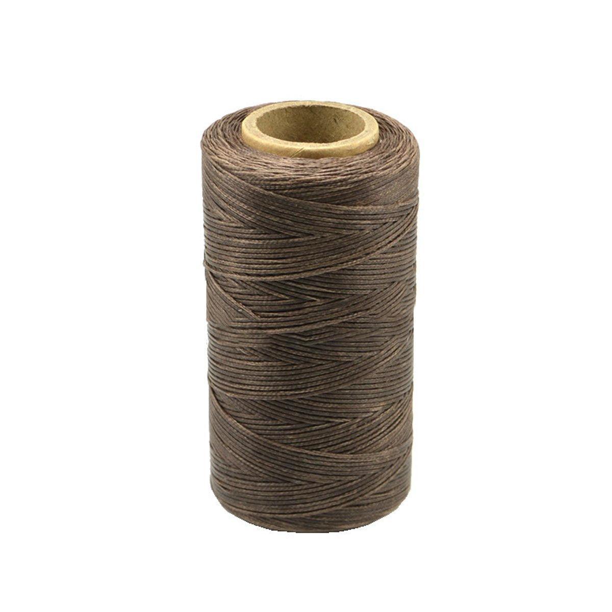 260m 150D Leather Sewing Waxed Thread Hand Stitching Craft Repair Cords 4Colours - Brown 9