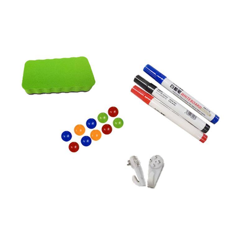 Portable Magnetic Home And Office Board Whiteboard 4 Sizes Marker Eraser Button - Whiteboard Accessories 10